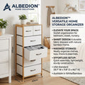 Albedion™ HavenStack 6-Drawer Fabric Storage Tower