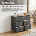Albedion™ HavenGrid 6-Drawer Fabric Storage Cabinet