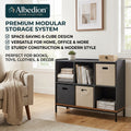 Albedion™ 6-Cube Modular Storage Organizer with Elevated Metal Base*
