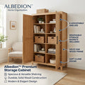 Albedion™ Oak Haven Storage Cabinet with Adjustable Shelves